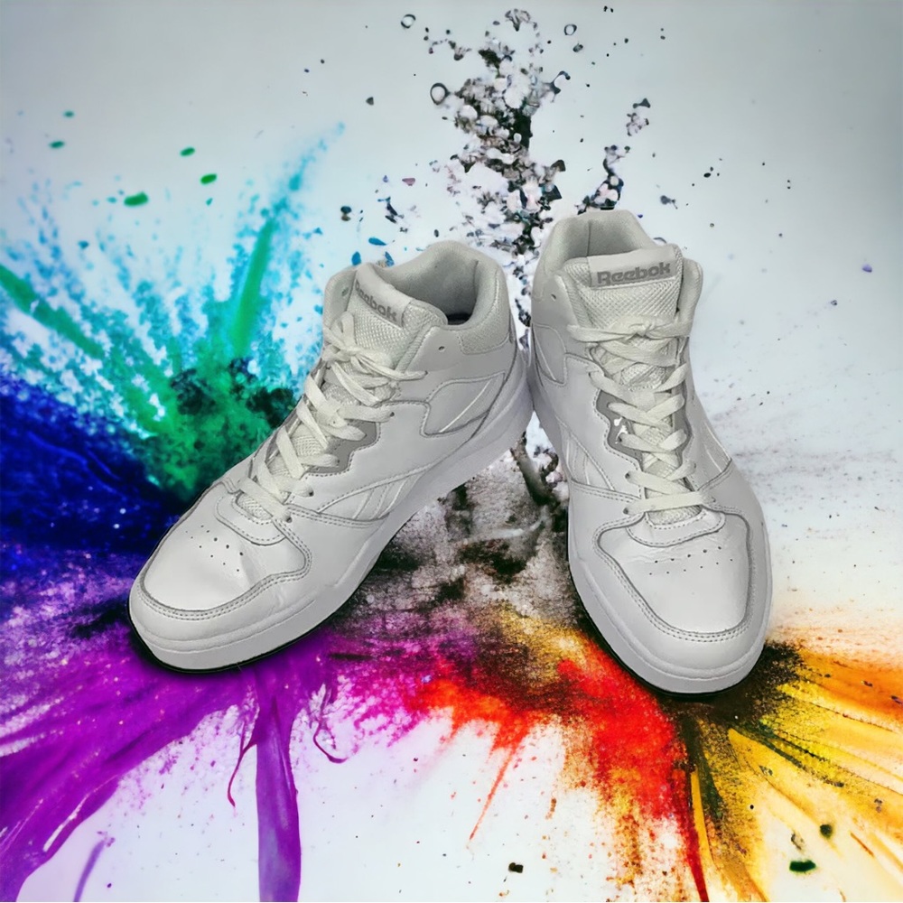 REEBOK ROYAL ULTRA HIGHTOP BASKETBALL SHOES WHITE